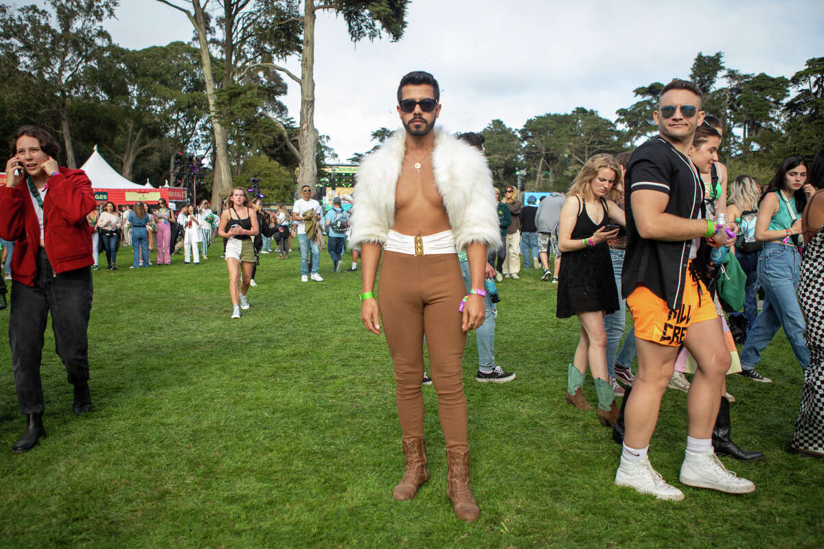Alexander Heydar poses for a photo at the Golden Gate Park Outlands on August 5, 2022 in San Francisco, California.