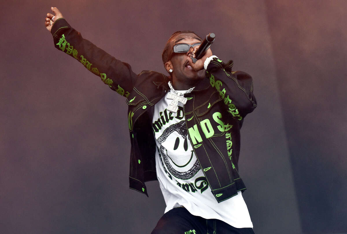 Fan rushes onstage during Lil Uzi Vert's Outside Lands show