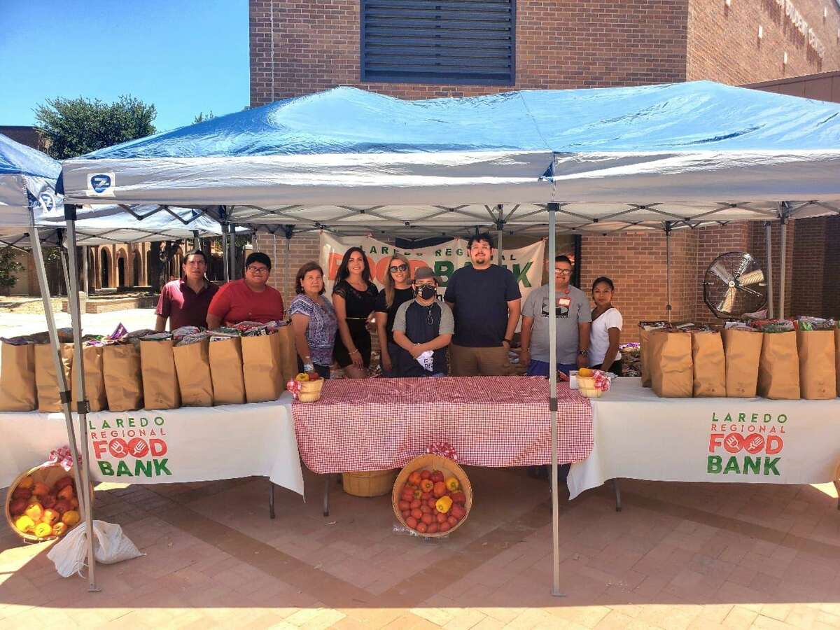Laredo Regional Food Bank distributes food at job fair
