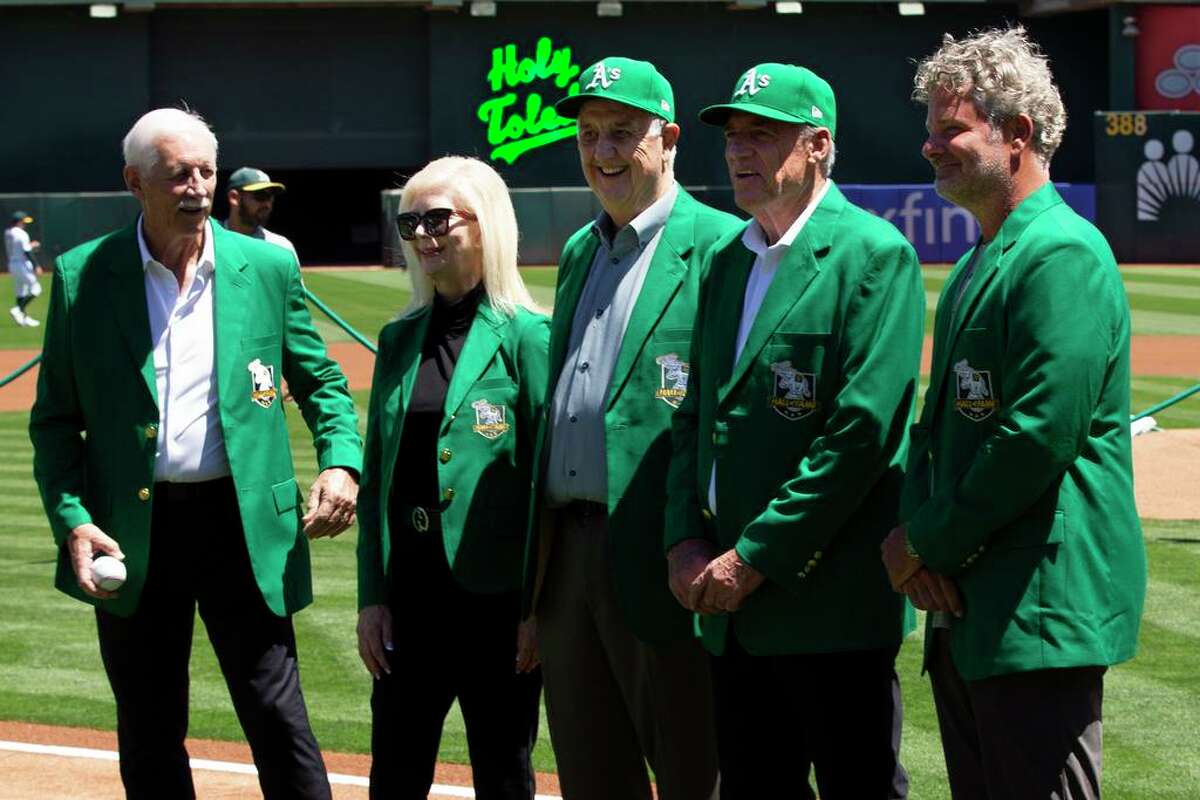 A's induct Hall of Fame class including World Series heroes, team pillars