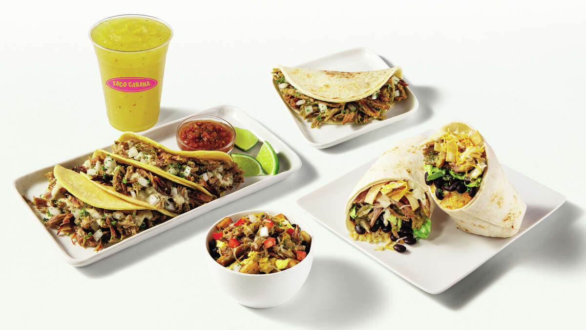 Catch Taco Cabana's new lineup of Hatch chile products, including its spicy new margarita. Are those flecks of Hatch chile floating around in the margarita? 