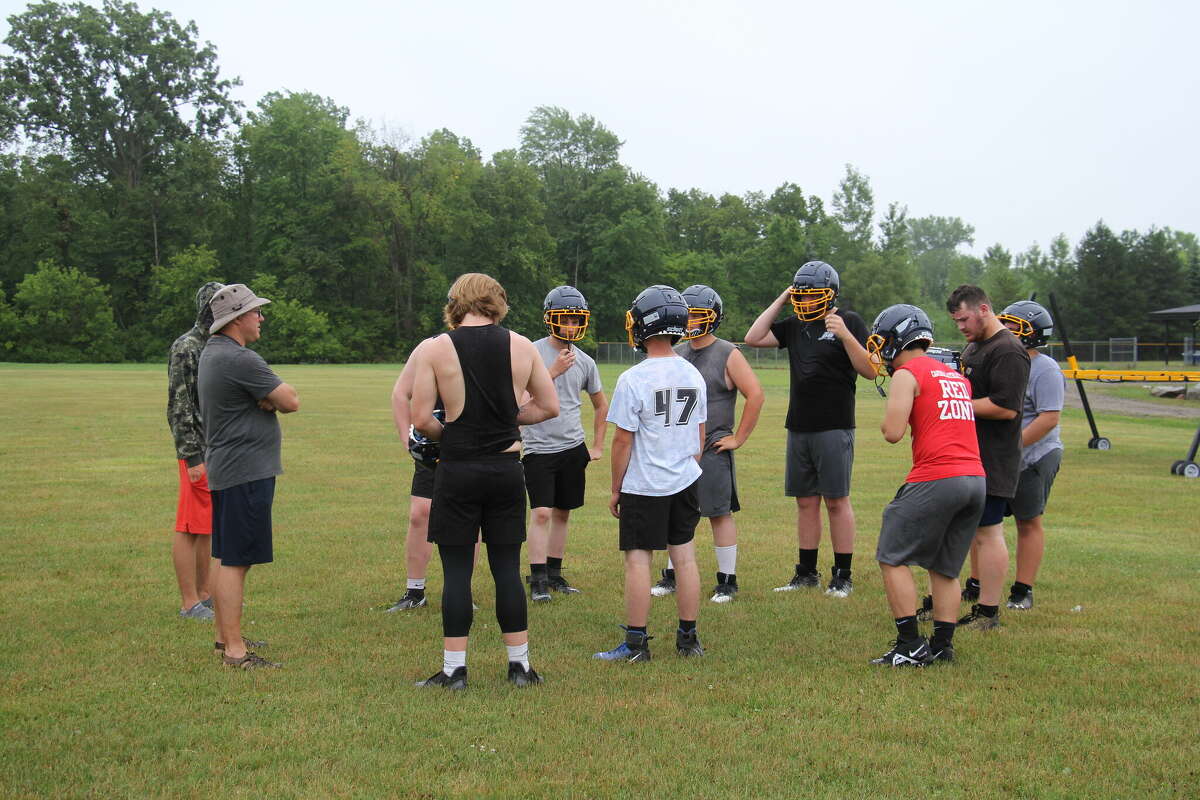 The North Huron Warriors held their first official MHSAA practice Monday, Aug. 8.