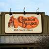 Cracker Barrel Old Country Store and Restaurant entrance sign, near Boise Idaho. (Photo by: Don & Melinda Crawford/Education Images/Universal Images Group via Getty Images)