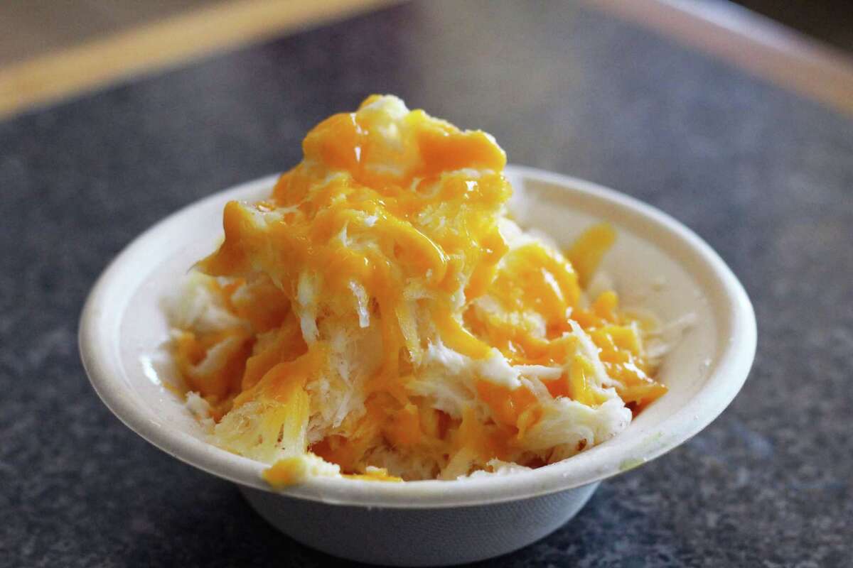 Mango kakigori from Kamurocho in Pleasanton.