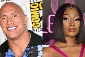 'The Rock' says he wants to be Megan Thee Stallion's pet