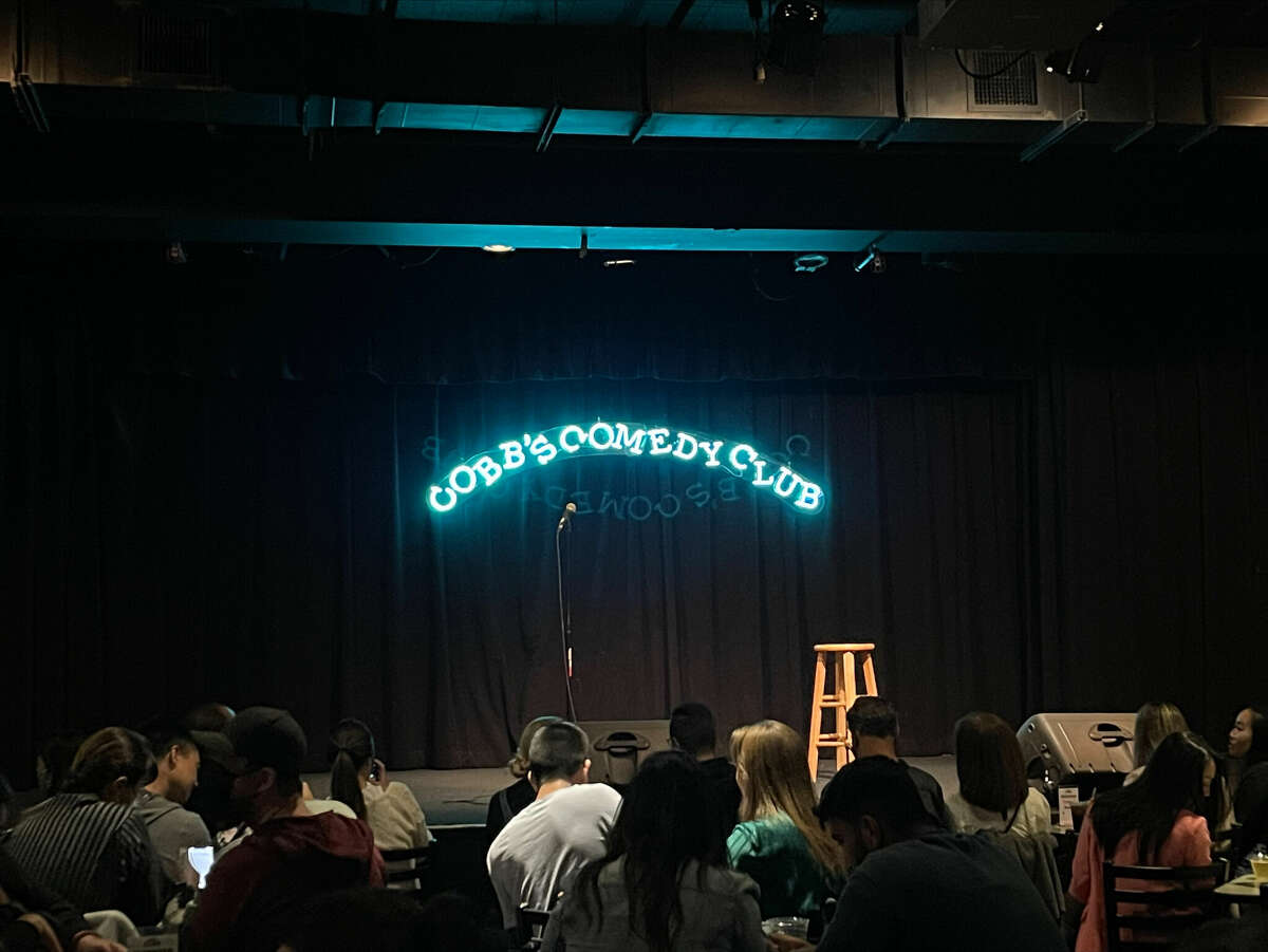 Thursday's show filled Cobb's Comedy Club with an audience resembling a