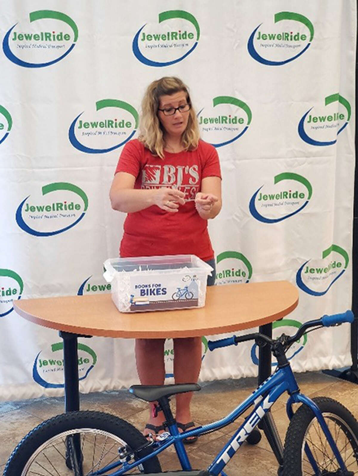 edwardsville-public-library-holds-drawing-for-books-for-bikes-prizes