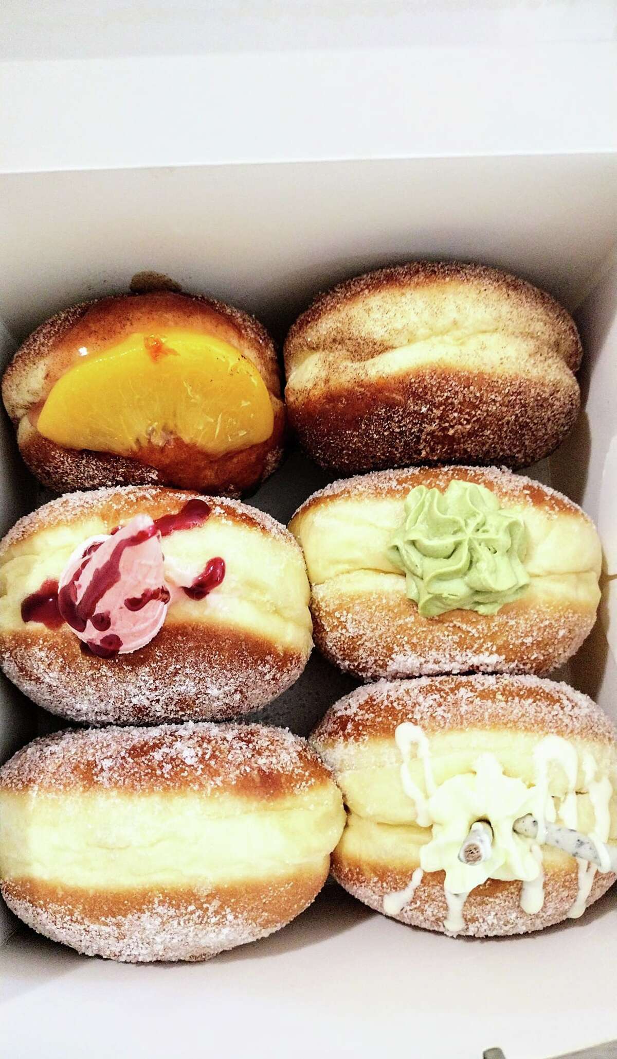 Magical Fantasia in Bridgeport is  crafting "luxury bomboloni": fluffy filled doughnuts with an airy brioche dough, customized with dozens of cream, jam and curd fillings.