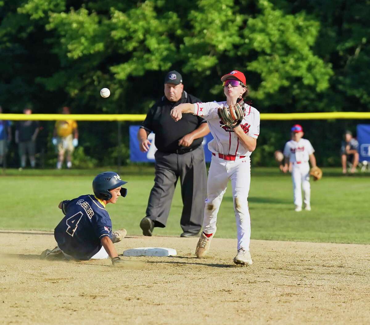 Fairfield American lost 7-5 to New York on Monday in a Metro Regional Little League Baseball game at Breen Field in Bristol.