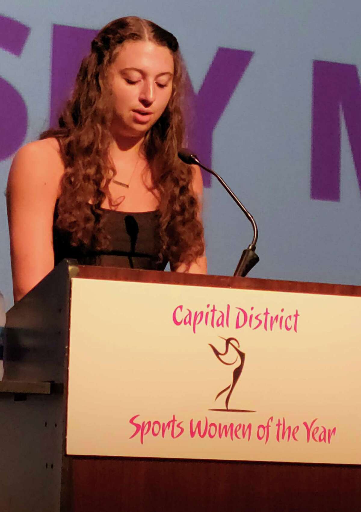 Kelsey Meca, from Mayfield, at the Sports Woman of Year gala on Monday, August 8, 2022.