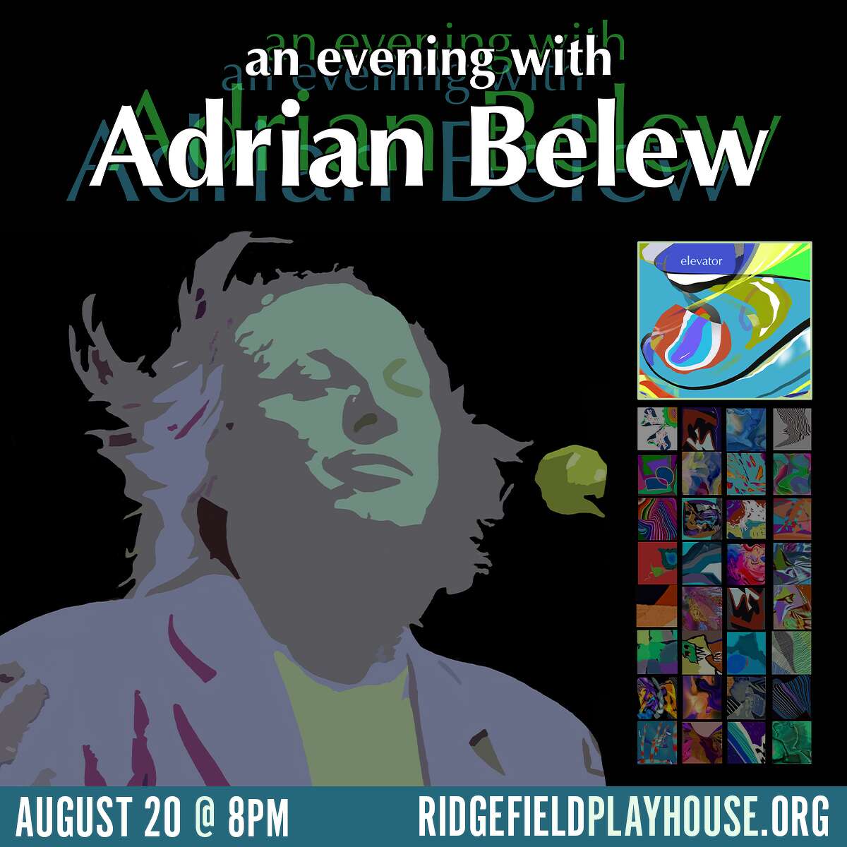 Progressive rock icon Adrian Belew will play for longtime local fans at The Ridgefield Playhouse on Aug. 20 — his first show there in almost a decade.