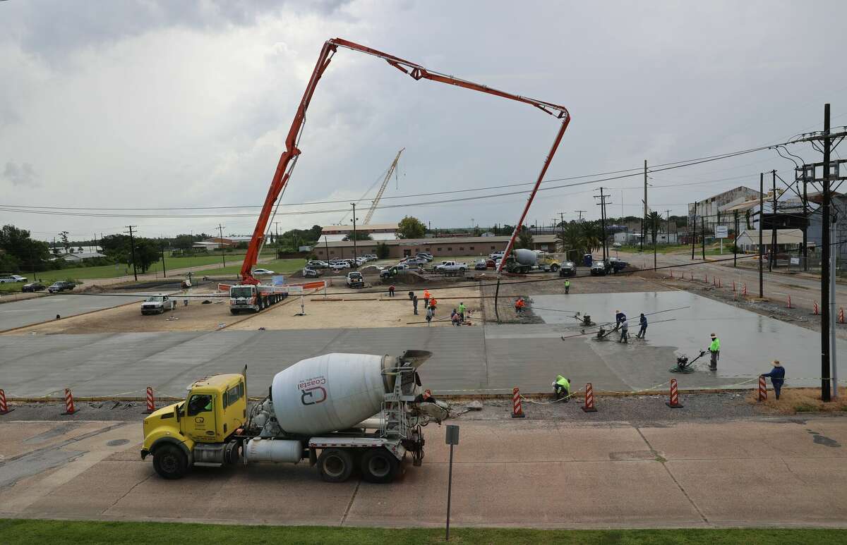 Lamar State College Orange shares progress on construction of its new driving facility.
