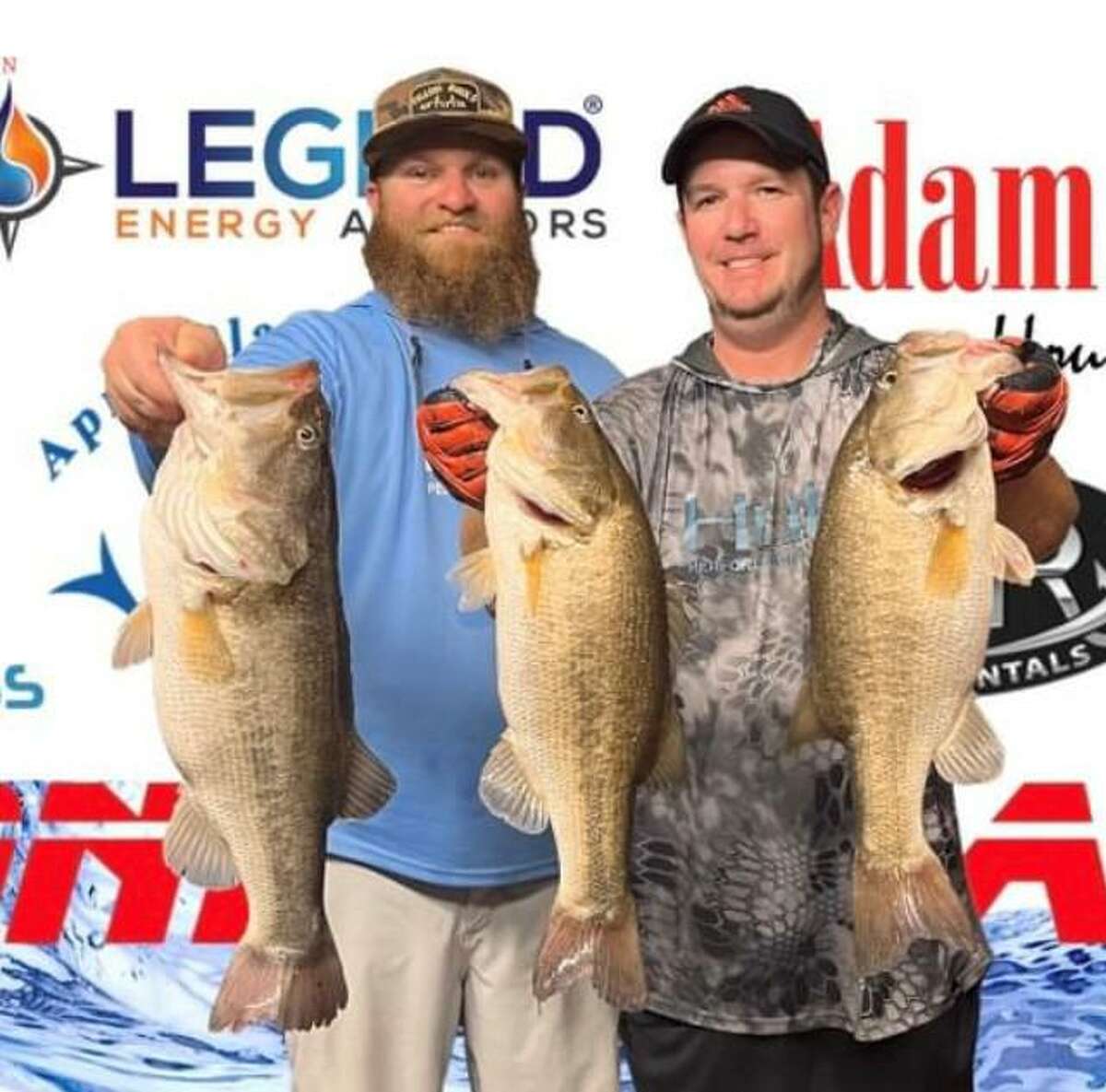 Aaron Self and Brandon Sheridan came in first place in the CONROEBASS Tuesday Tournament with a stringer weight of 13.16 pounds.