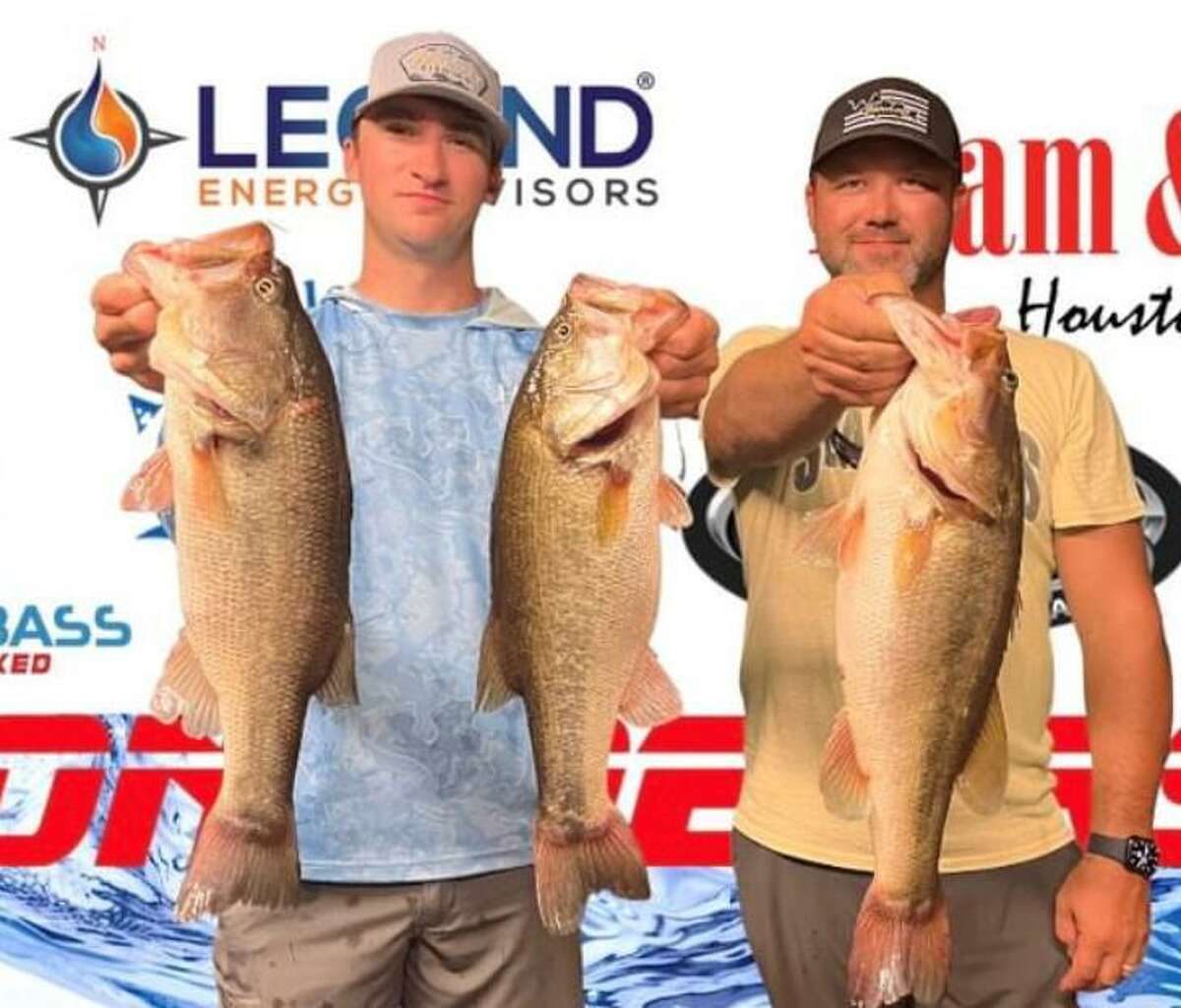 Greg McCollough and Mason Roach came in third place in the CONROEBASS Tuesday Tournament with a stringer weight of 11.93 pounds.