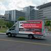 Nurses at the Vassar Brothers Medical Center, in Poughkeepsie, NY, had a mobile billboard circling Danbury Hospital, where Nuvance corporate headquarters is located. Monday, August 8, 2022, Danbury, Conn.