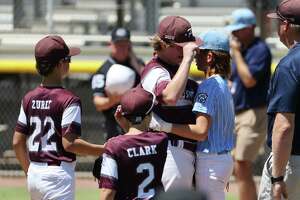 Viral video: Pearland pitcher hugged by batter he hit with pitch