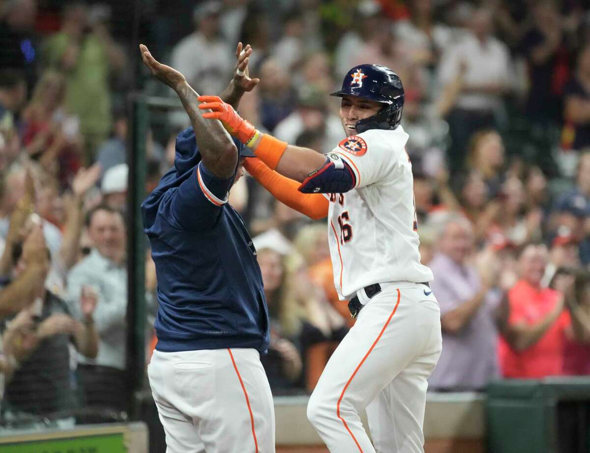 Aledmys Díaz's grand slam sparked the Astros' comeback from a four-run deficit Tuesday. Whether he deserves more playing time could be a legitimate debate down the stretch as the team looks for the right lineup combinations for the postseason.