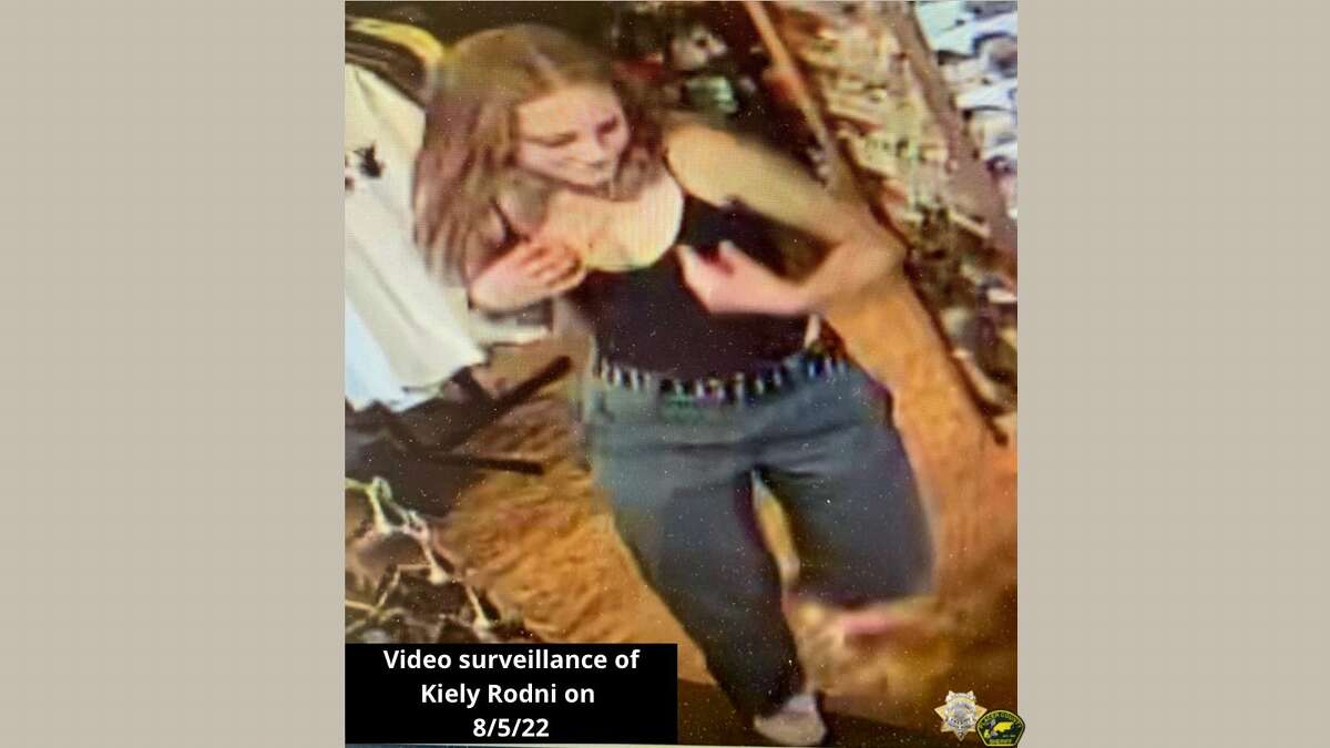 Kiely Rodni was caught on surveillance footage at a Truckee business on August 5, 2022, shortly before attending the party she disappeared from.