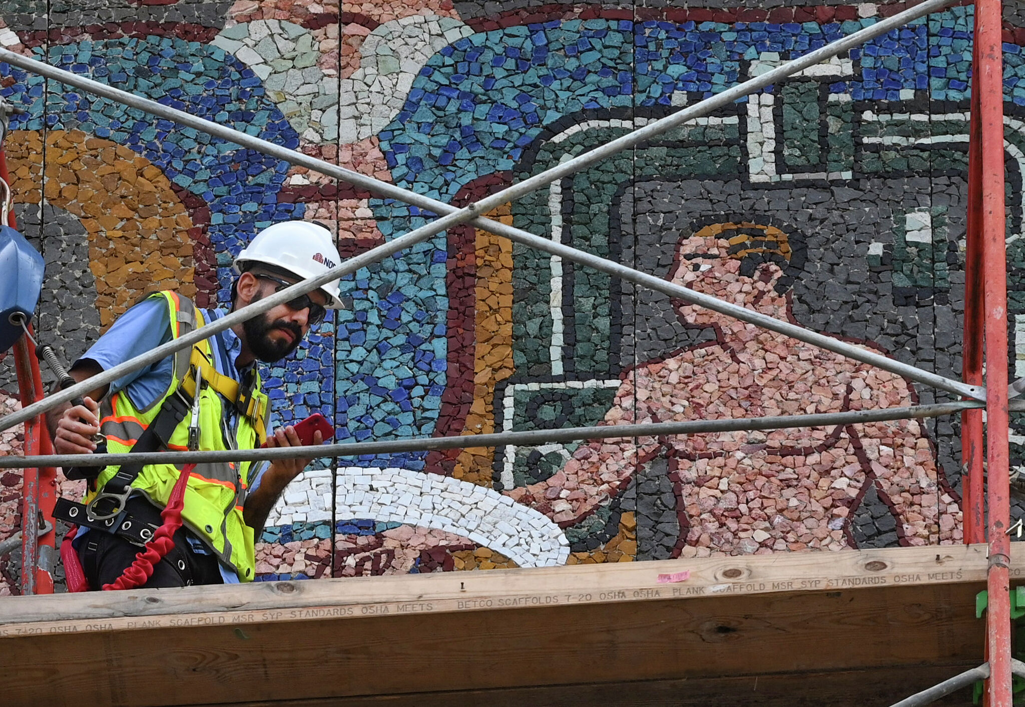 Artist Juan O'Gorman's HemisFair mural being restored, cleaned - Vimarsana News