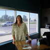 Teresa Zadina inside the storefront ahead of their grand opening.