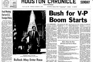 Today in Houston history, Aug. 11, 1974: Bush for vice president?