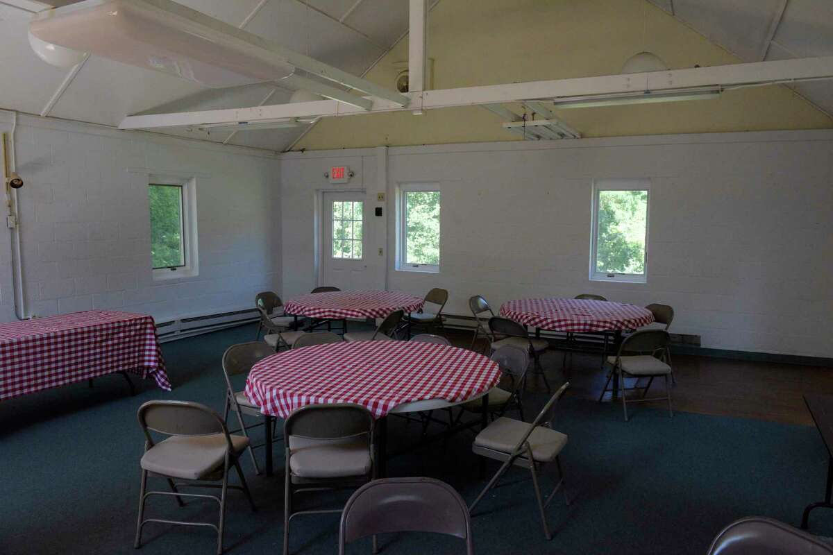 The barn at The Meetinghouse, in Ridgebury, will be turned into a coffee shop and market. . Wednesday, August 3, 2022, Ridgefield, Conn.