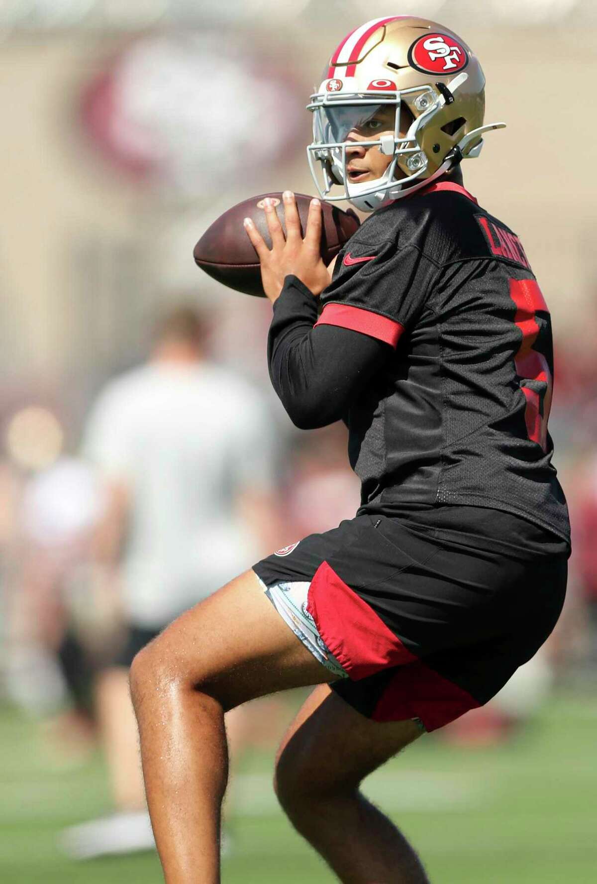 San Francisco 49ers. Silhouette Of Professional American Football