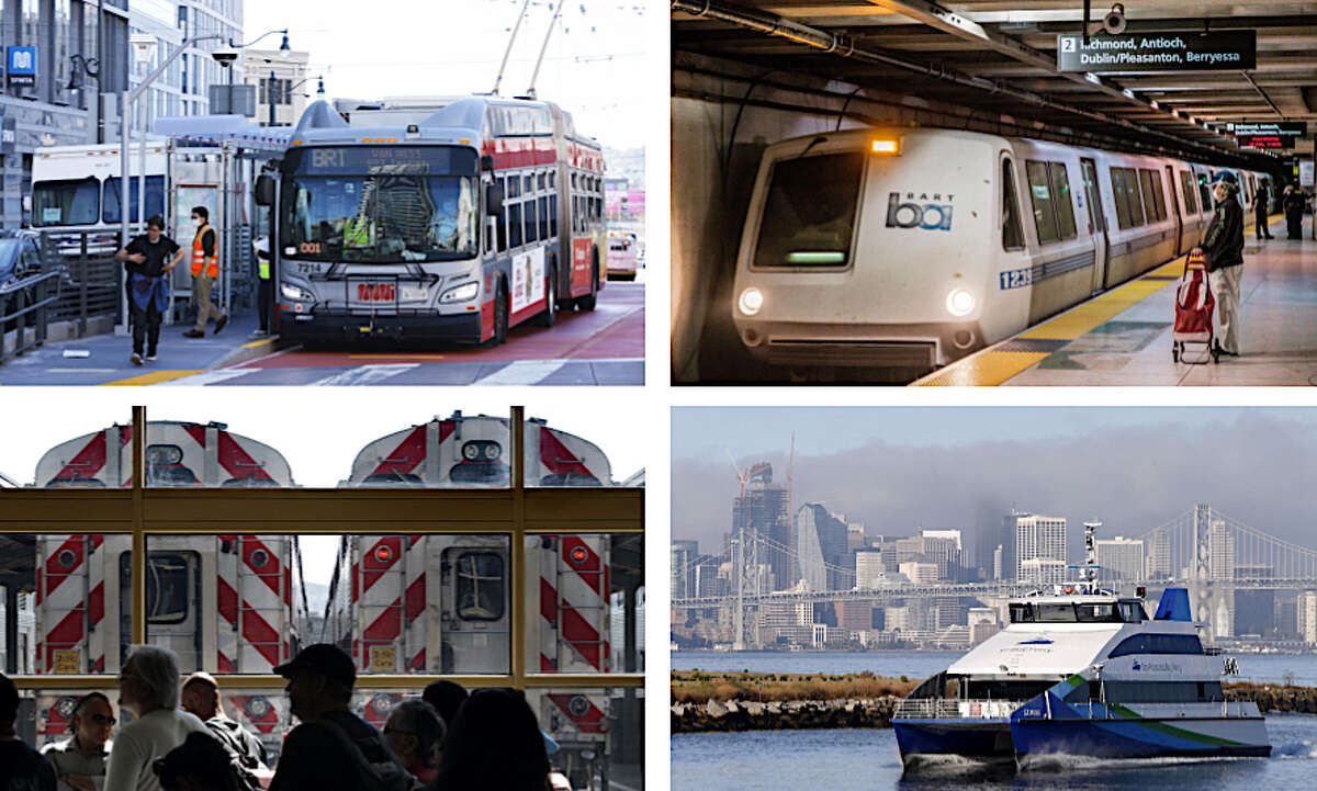 Muni, BART, CalTrain和San Francisco Bay Ferry是湾区27个区域运输机构中的四个。登录必赢亚洲