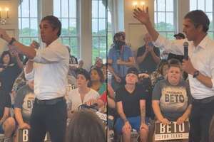 WATCH: Beto drops F-bomb at heckler disrupting Uvalde discussion