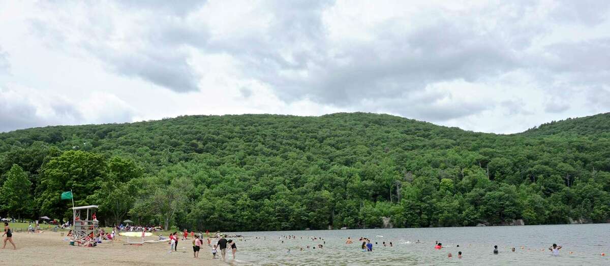 Squantz Pond State Park closed to new visitors Sunday.