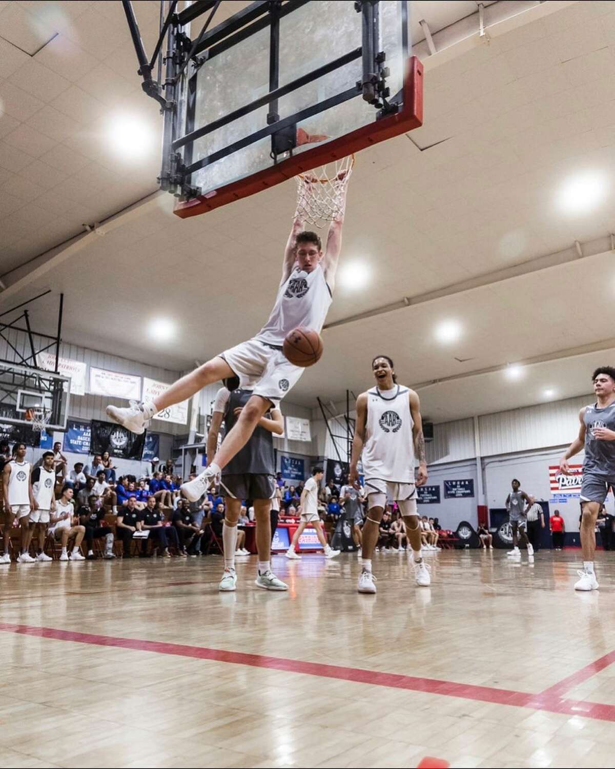Jack Margoupis, a 6-foot-8 forward, is "pretty sneaky around the rim in terms of his athleticism and being able to dunk on people," according to Cushing Academy coach James Cormier.