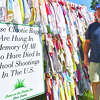 Kevin Klein has created a Clootie Wall at the edge of his property along Happy Hollow Road in Murrayville to honor all those that have died in  school shootings.