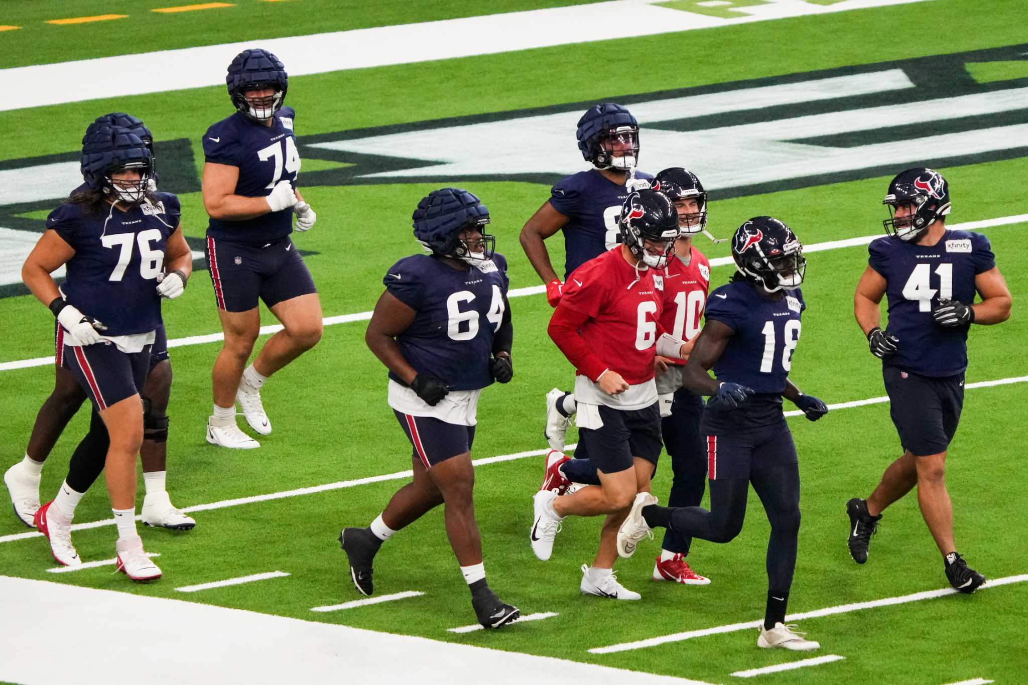 Houston Texans training camp observations: Derek Stingley Jr. on schedule  for first game, Davis Mills taking