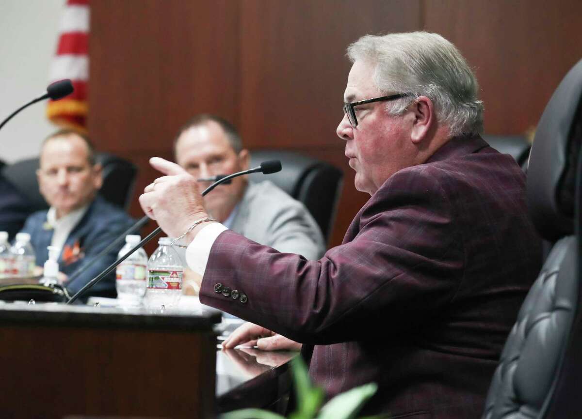 Conroe City Councilman Harry Hardman and fellow council members approved the purchase of six new vehicles March 9. FILE PHOTO