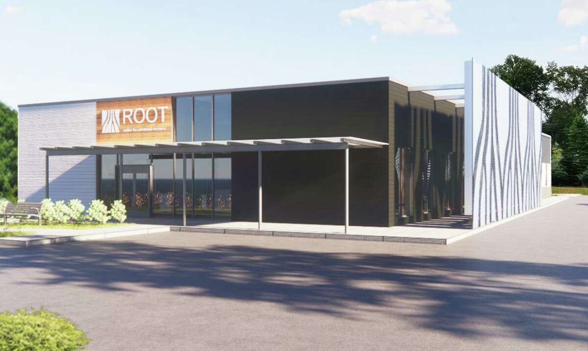 Renderings show the design for a proposed Root Center for Advanced Recovery methadone clinic at 392 Washington St. in Middletown.