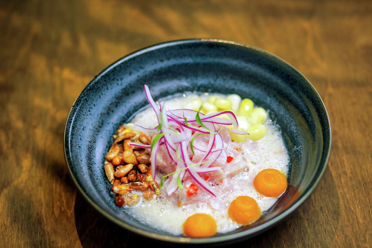 Classic ceviche at Pacha Nikkei, a new restaurant at 10001 Westheimer serving nekkei cuisine which merges Peruvian and Japanese.