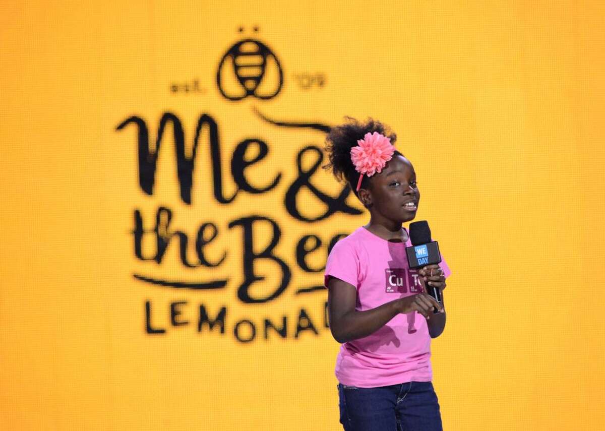 Mikaila Ulmer: Me & the Bees Lemonade After overcoming her fear of bees by learning how they help the ecosystem, young Mikaila Ulmer was inspired to do more. Using her Great Granny Helen's recipe plus a special new ingredient—honey—Me & the Bees Lemonade was born. Over the past 10 years, the business has grown from a simple lemonade stand outside Ulmer's home to five different flavors sold in grocery stores across Texas. Now a high school student, Ulmer is a full-fledged social entrepreneur. A percentage of her business' profits are donated to organizations working to save honeybees. She is also a public speaker and, in 2020, published her first book, "Bee Fearless: Dream Like a Kid."