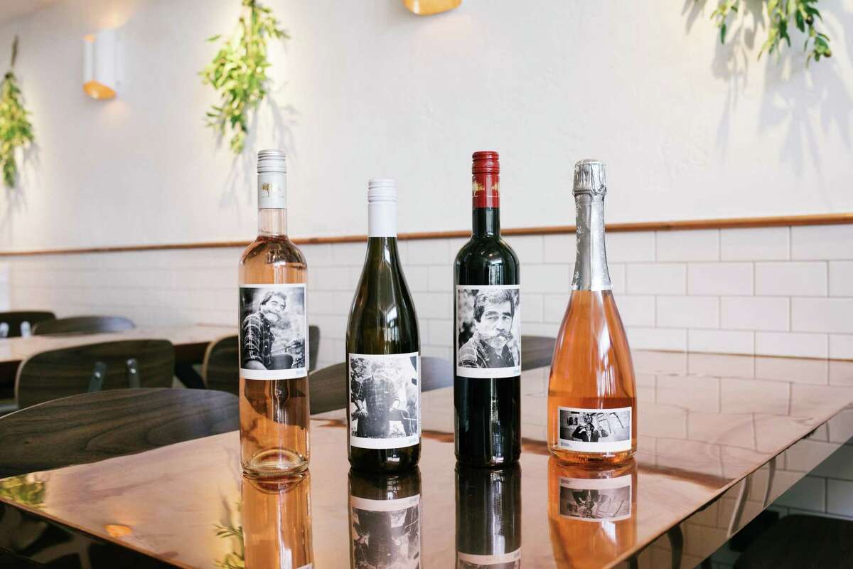 Souvla will bring in about 40,000 bottles of its private-label wines this year, featuring the images of a Greek butcher.