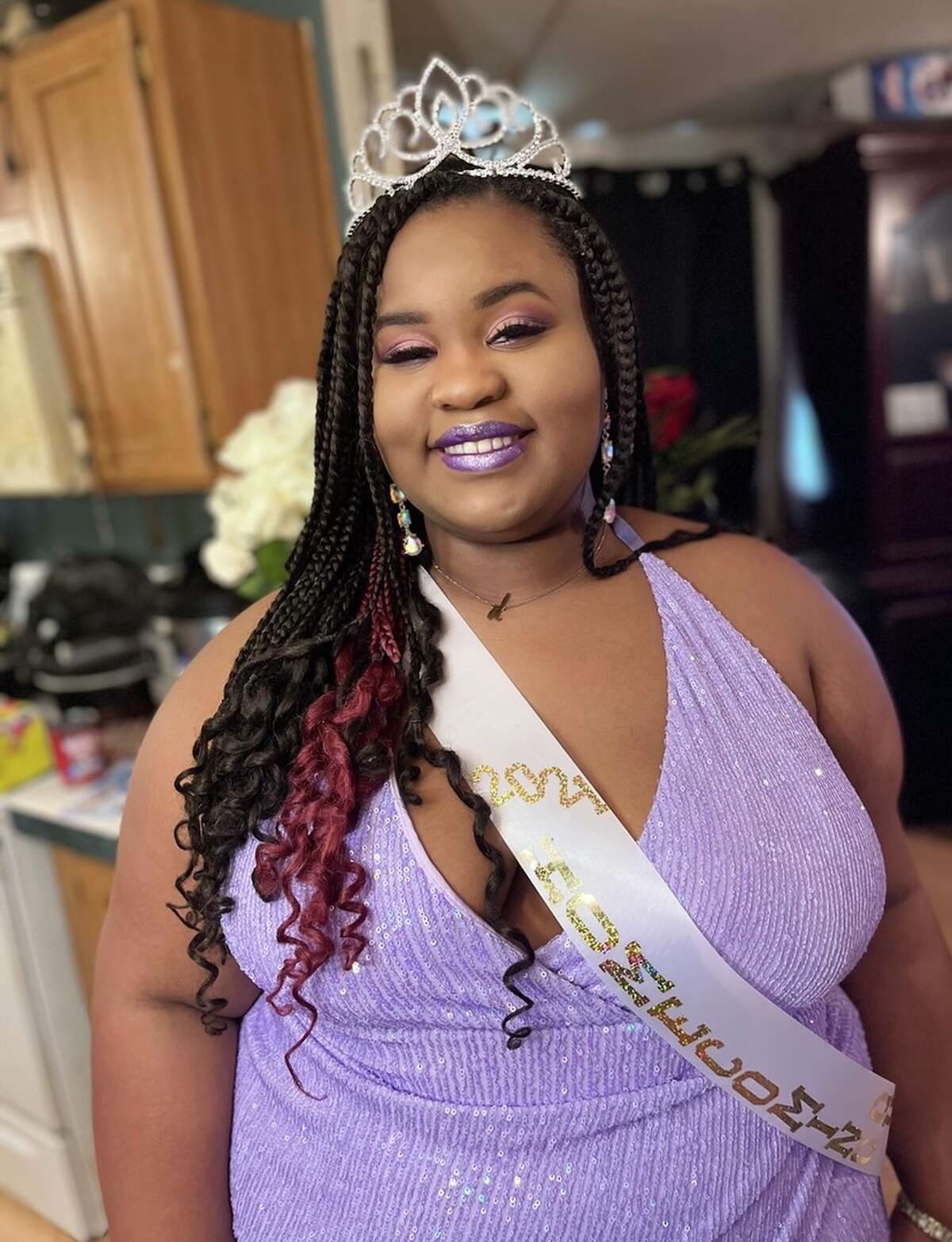 Class of 2022 Tomball High School graduate Diamond Doakes was crowned Homecoming Queen in September 2021.