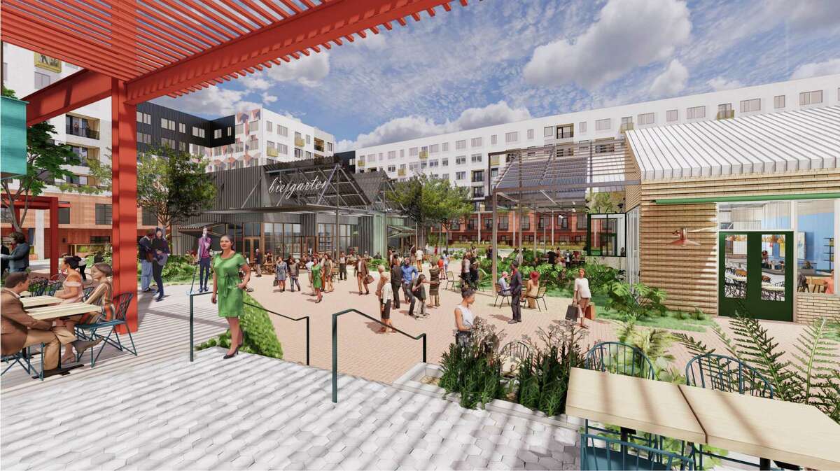 Le Moulin will be centered around an outdoor plaza inviting restaurant diners, tenants and members of the public to mingle with the green spaces.