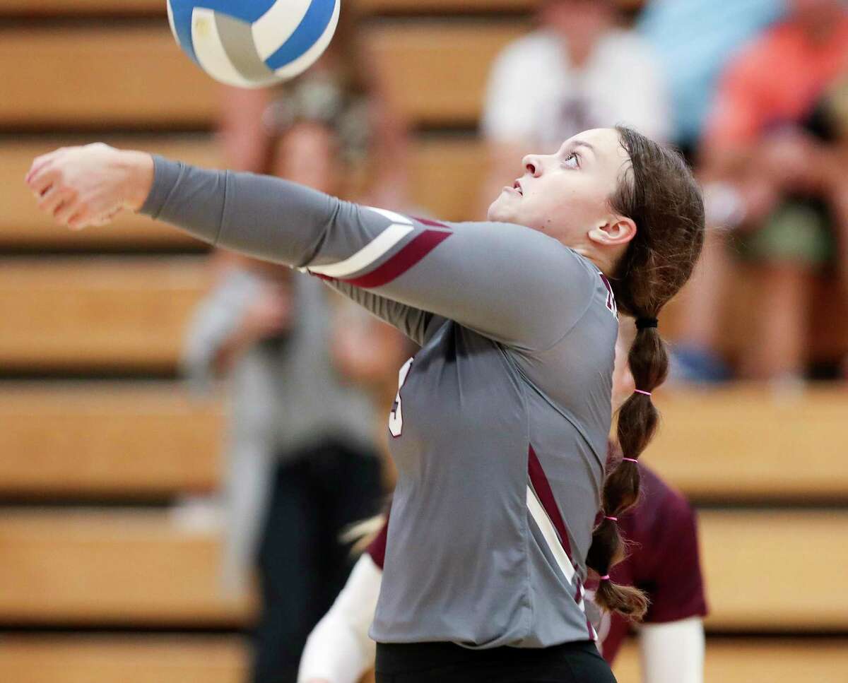 Magnolia's Kira Braun (3), shown here earlier this week, totaled 60 assists over three wins at the Katy/Cy-Fair Tournament on Friday.