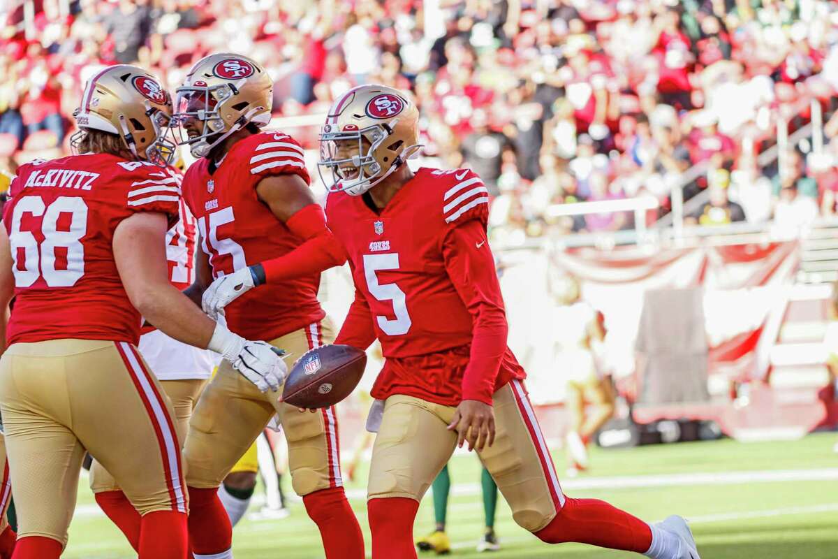 49ers' Trey Lance goes deep, gets down in successful preseason debut