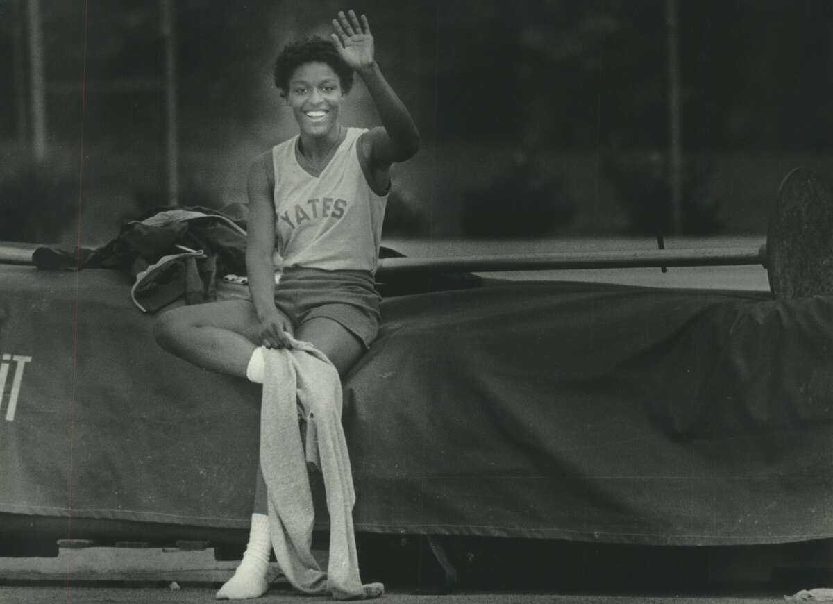 Sprinter Jackie Washington of Yates was inducted into the HISD Hall of Honor.