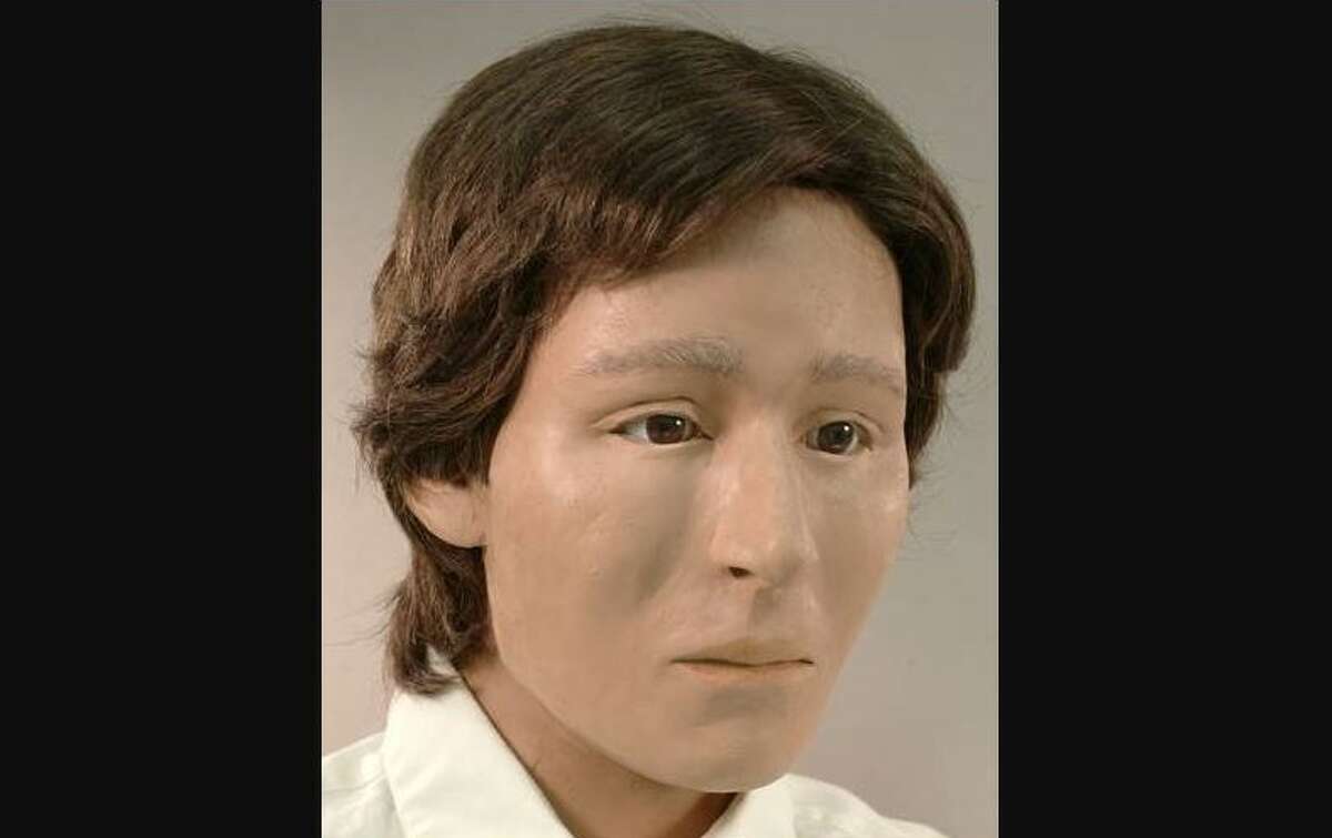 A reconstruction of Houston serial killer The Candy Man's last unidentified victim. 