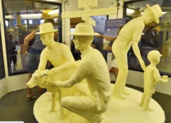 New York State Fair butter sculpture is taking shape - Vimarsana News