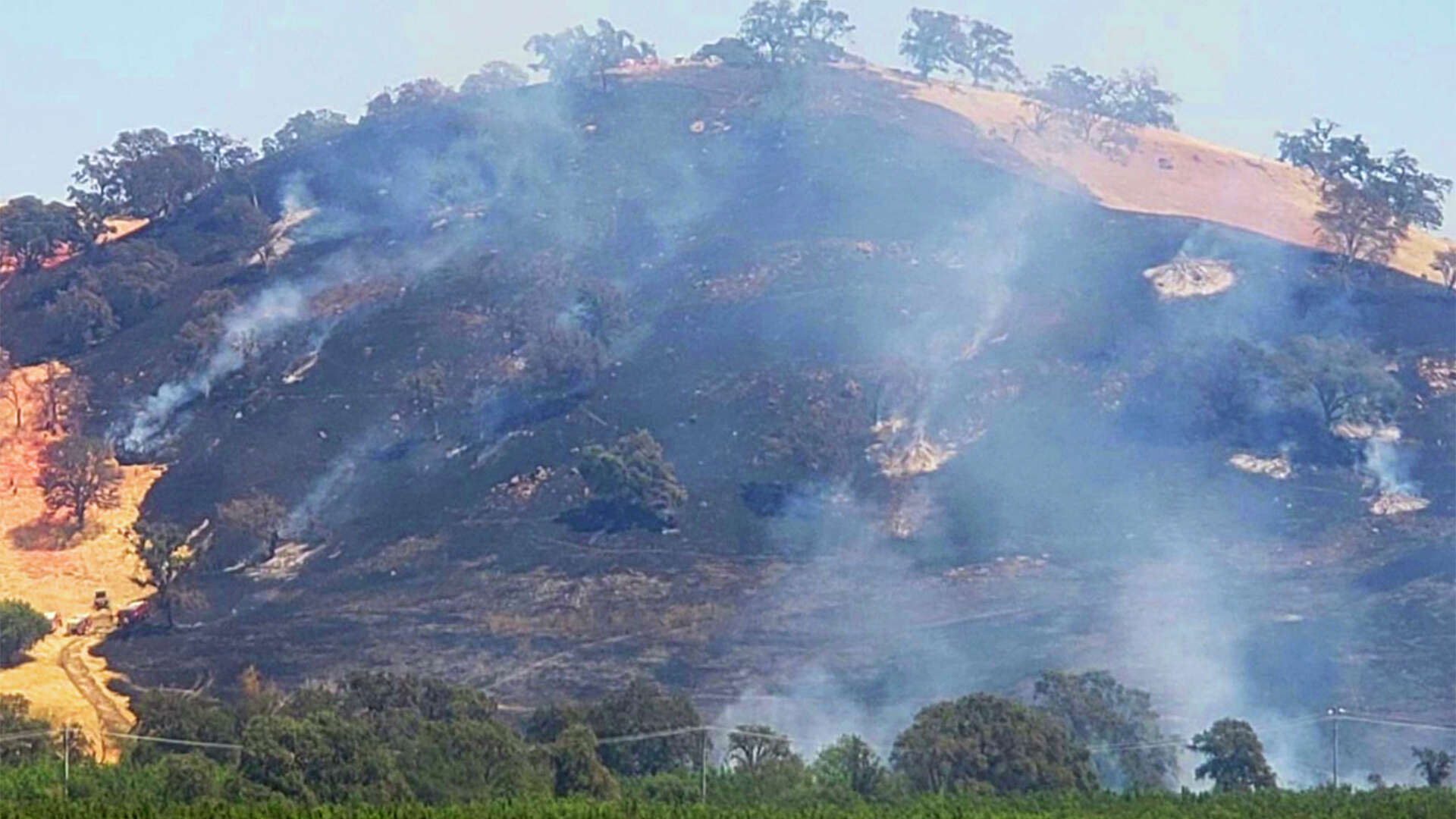 California fire erupts in Solano County