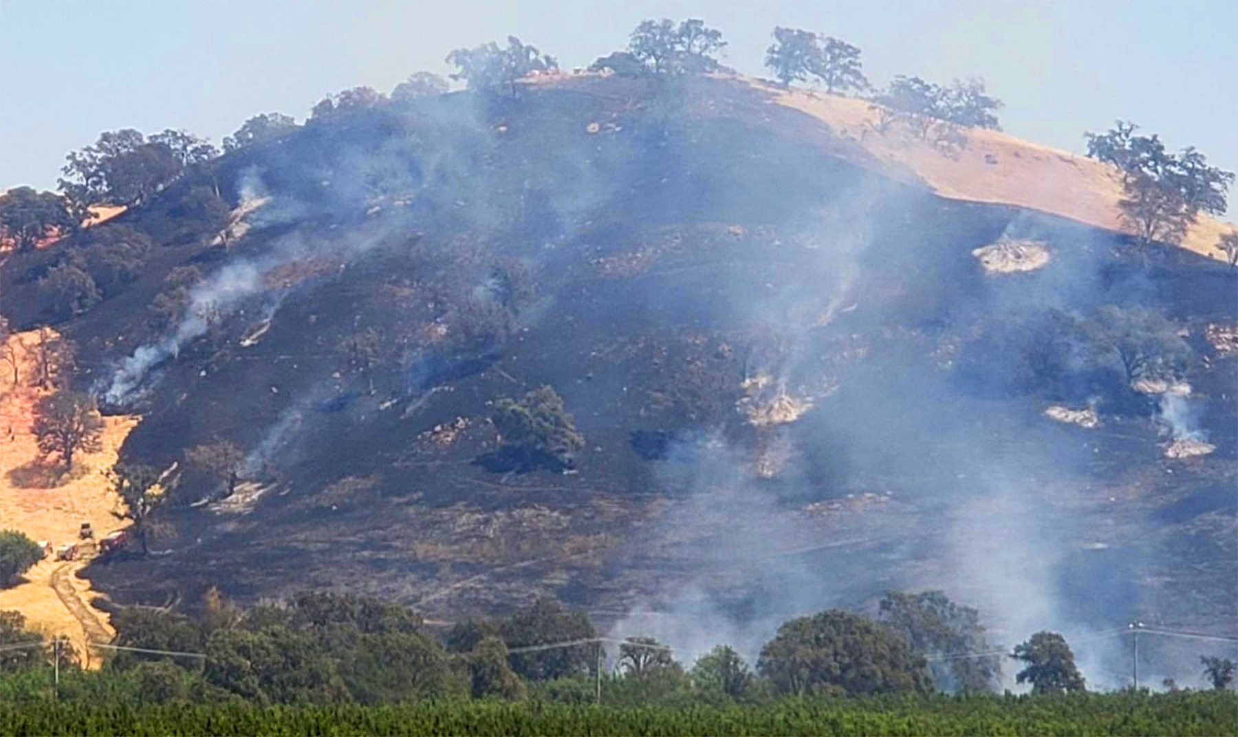 California Fire Erupts In Solano County