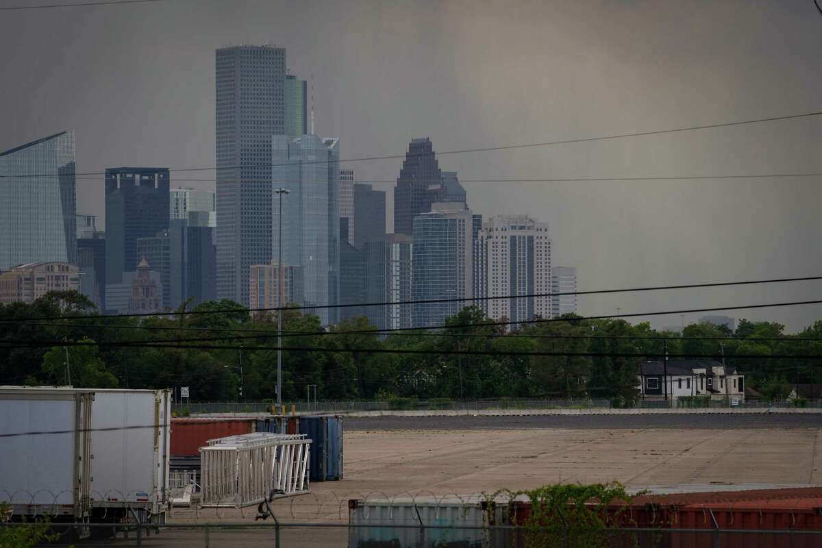 Union Pacific’s Englewood rail yard, photographed Friday, Aug. 12, 2022, in Houston.