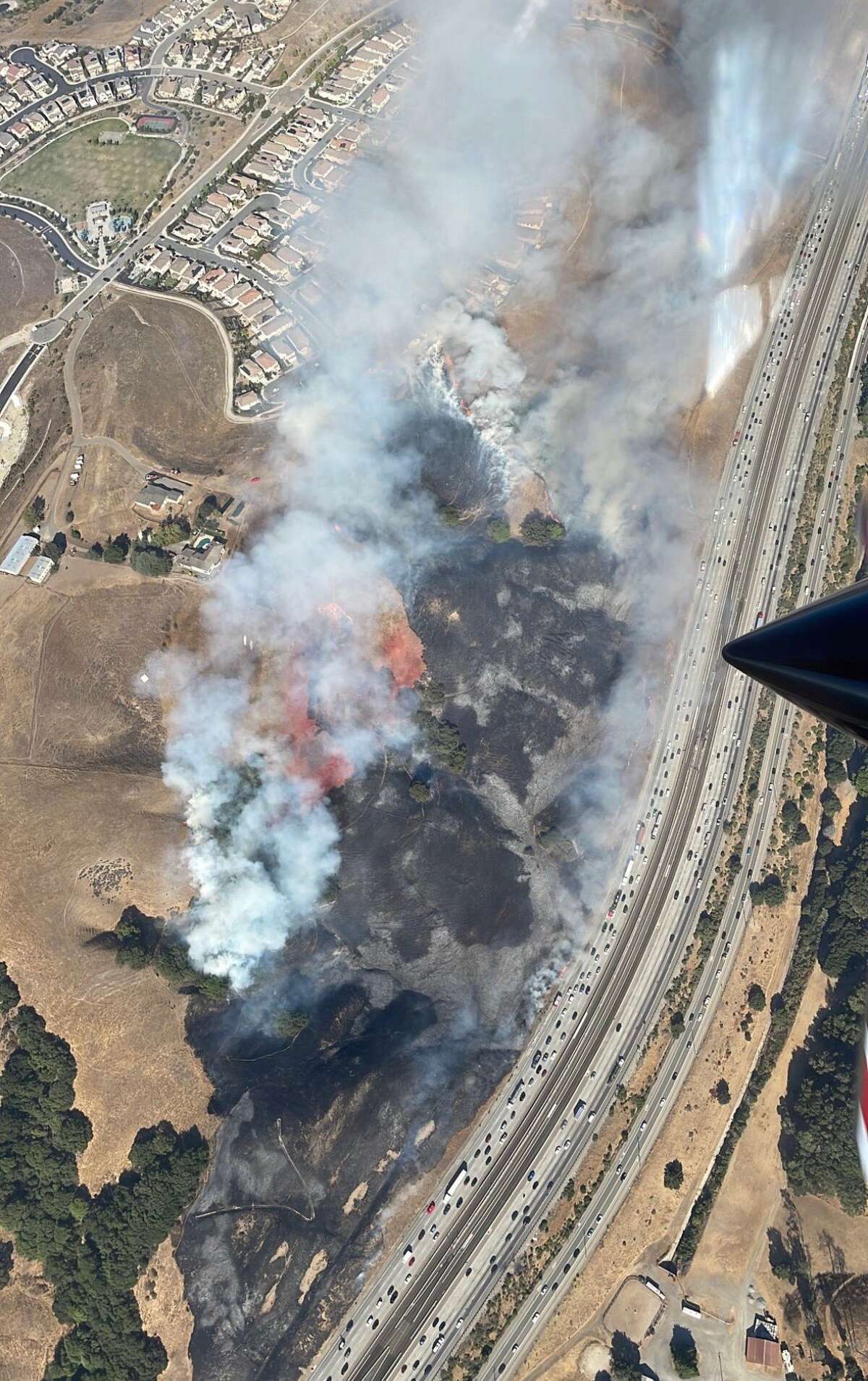 California fire in Alameda County grows to 58 acres
