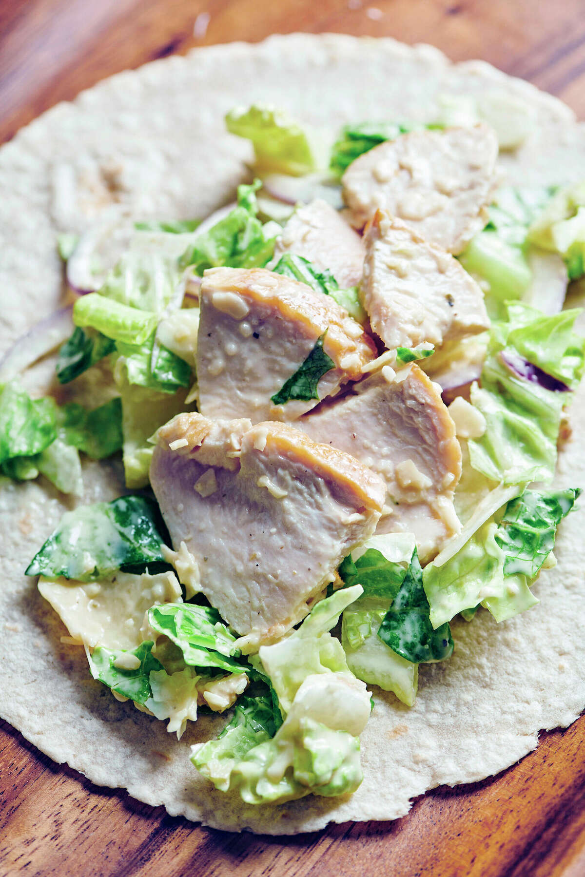 A chicken Caesar wrap is one way to use an old favorite in a new way.